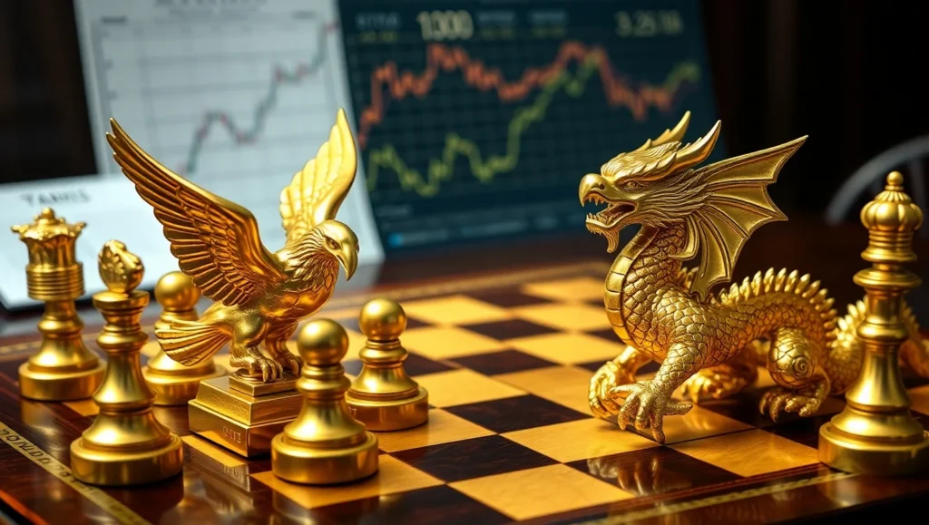 USA-China Tariffs Fueling the Precious Metal Gold Craze: The Gold Rush of Diplomacy Ignite 2025 The Battle of Tariffs: A Brief Overview